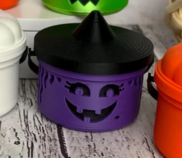 Halloween Boo Bucket, and Candy Corn Container with Micro Mini Friends (extra small) - Image 9