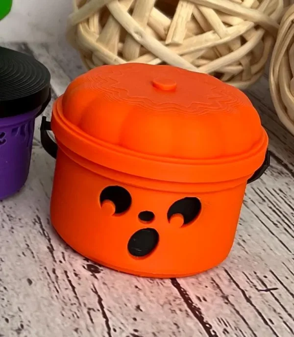 Halloween Boo Bucket, and Candy Corn Container with Micro Mini Friends (extra small) - Image 8